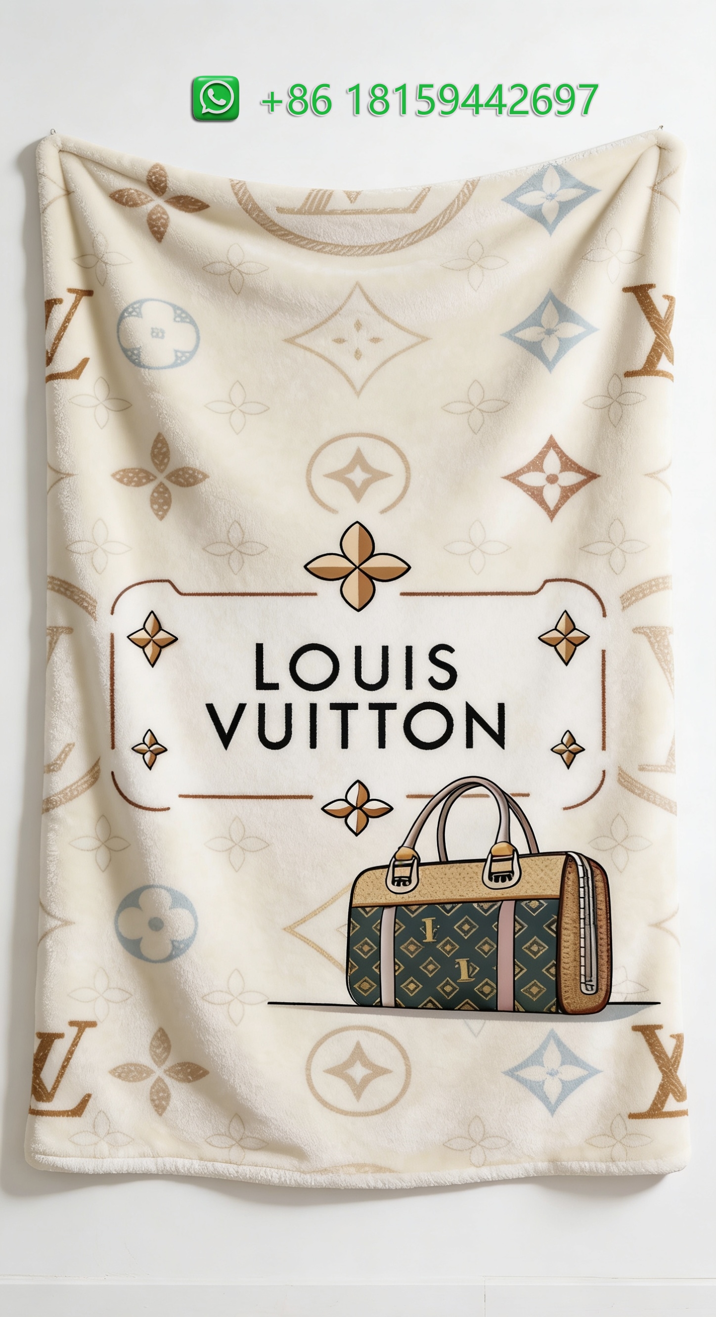 Louis Vuitton Throw Blankets